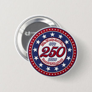 Life, Liberty And The Pursuit Of Happiness 6 Cm Round Badge