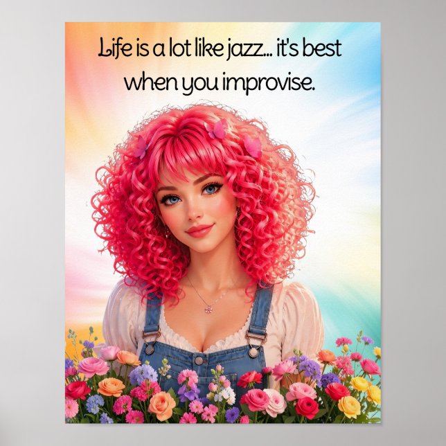 Life like Jazz Poster (Front)
