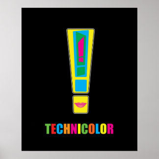 Life Live Technicolor Poster