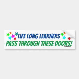 Life Long Learners Pass ... Bus Signage Sticker