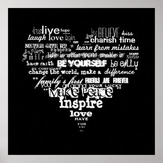 life love and happiness poster