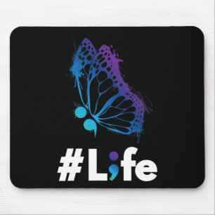 Life Love And Support Suicide Prevention Awareness Mouse Pad