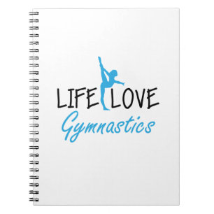 Life Love Gymnastics Gymnastic Gymnast Cute Gift Notebook