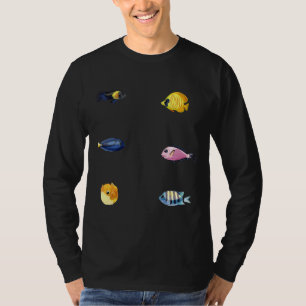 Life Marine Sea Life Colourful Fish T-Shirt