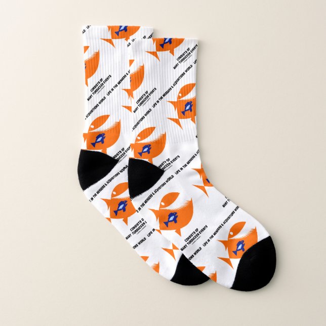 Life Mergers & Acquisitions World Turducken Fish Socks (Pair)