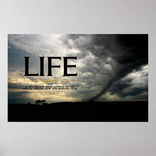 Life Motivational Poster (Front)