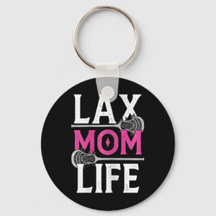 Life Mum Lacrosse Lax Player Daughter Son Stick Ba Key Ring