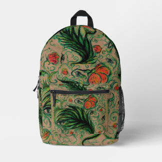 Life Not As You Knew It Printed Backpack