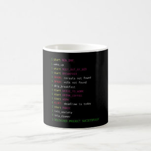 Life of a Programmer   Coding Geek Gift Coffee Mug