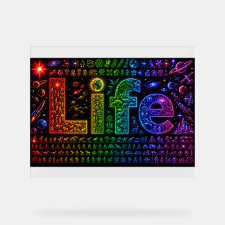 Life Of a Starkind | Space themed Foam Board Print Acrylic Sign