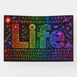 Life Of a Starkind | Space themed Foam Board Print Banner