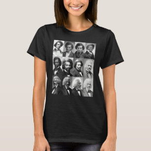 Life Of Frederick Douglass Shirt-Retro Black Histo T-Shirt