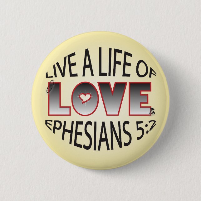 Life of Love button (Front)