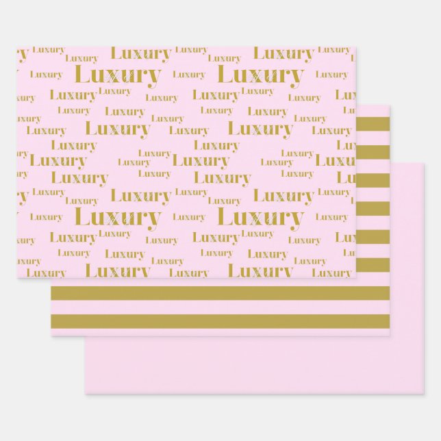Life of Luxury Wrapping Sheet Set of 3 (Set)