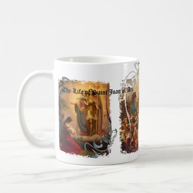 Life of Saint Joan of Arc Coffee Mug (Left)