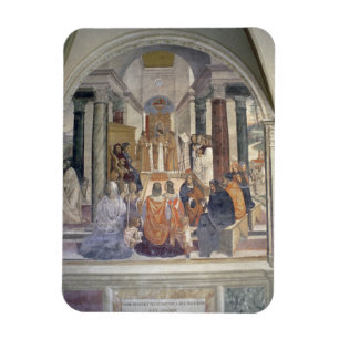 Life of St. Benedict (fresco) (detail) Magnet