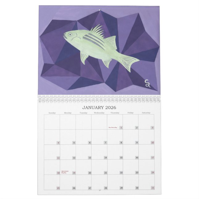 Life of the Hudson River Calendar (Jan 2026)