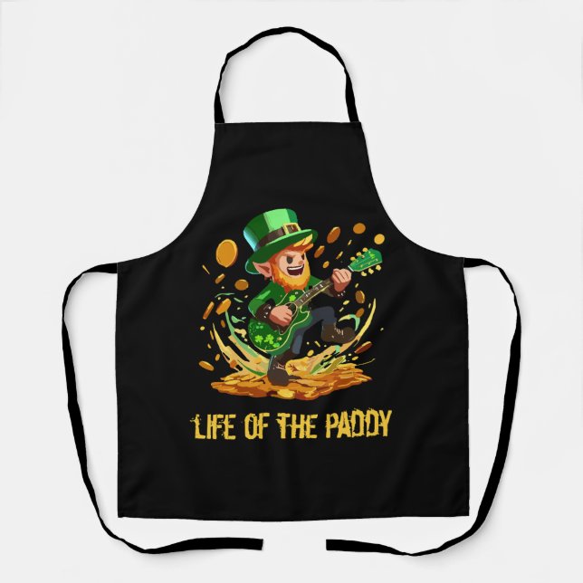 Life of the paddy, St Patrick's day Apron (Front)