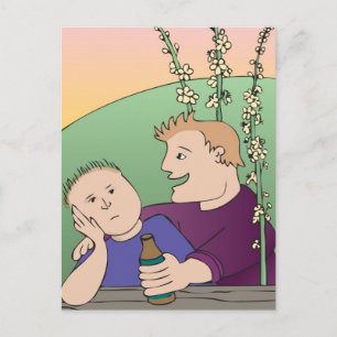 Life of the Party - Agrimony Flower Essence Invitation Postcard