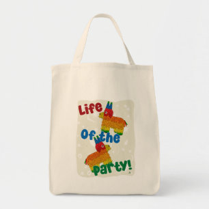 Life Of The Party Funny Pinata Cartoon Art Tote Bag