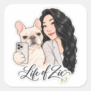 Life of Zie™ Cute Pet Portrait Sticker