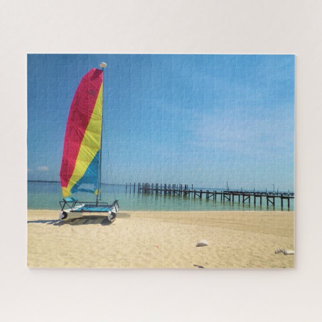 Life on the Beach - 16x20 - 520 pieces Jigsaw Puzzle (Horizontal)