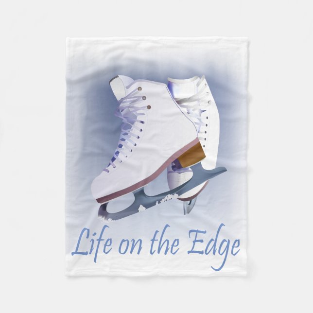 Life on the Edge Fleece Blanket (Front)