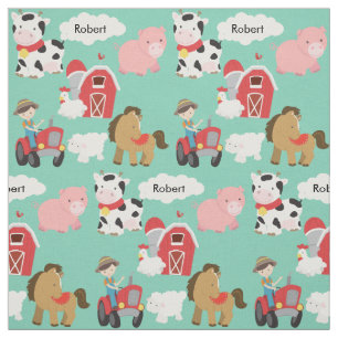 Life on the Farm Fabric
