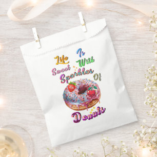 Life Packaging Is Sweet With Sparkles Of Doughnuts Favour Bag