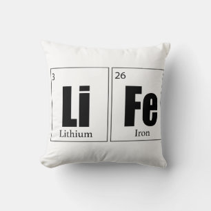 Life Periodic table Cushion