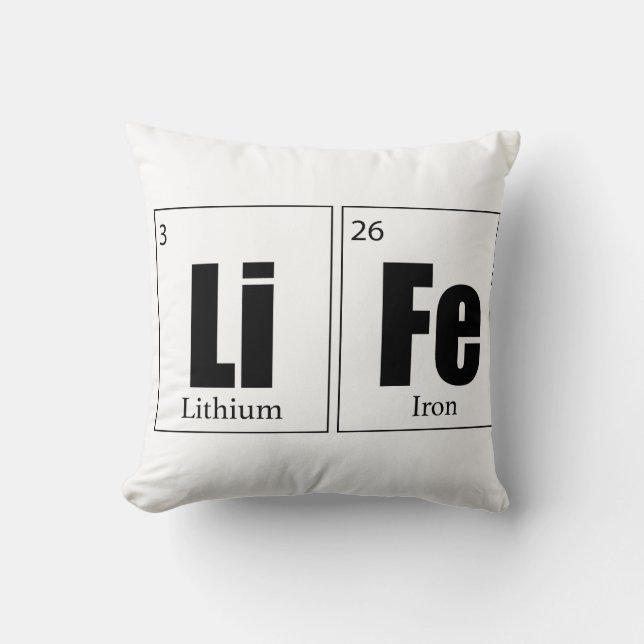Life Periodic table Cushion (Front)