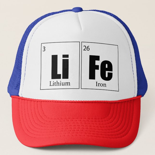 Life Periodic table Trucker Hat (Front)