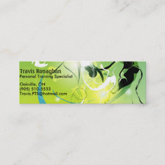 life, personal training mini business card