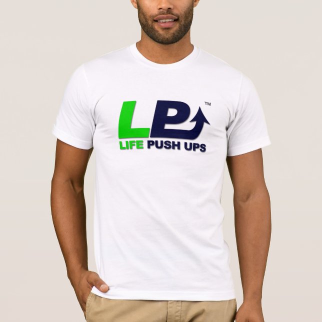 Life Push Ups Bella Canvas Tee (Front)