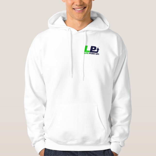 Life Push Ups Men's Hoodie (Front)