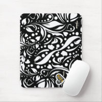 Life Quote Black Mouse Pad by Poet Adiela Akoo