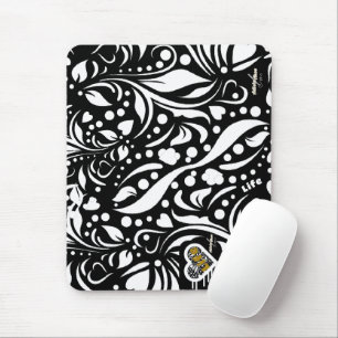 Life Quote Black Mouse Pad by Poet Adiela Akoo