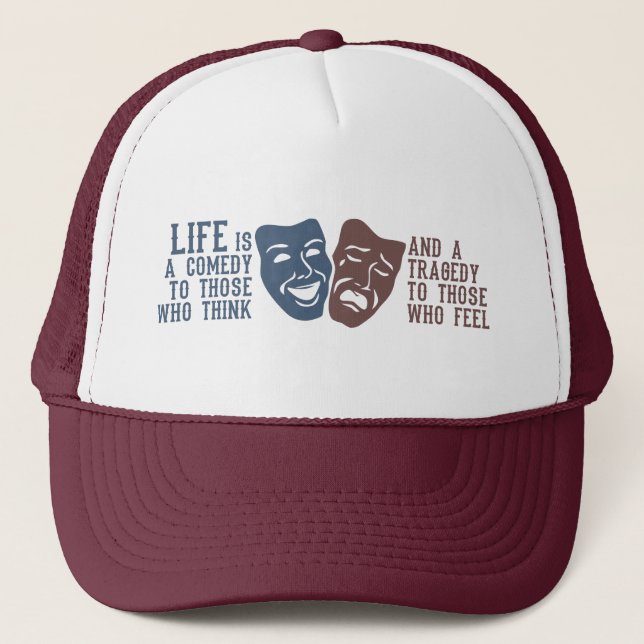 LIFE quote hat - choose colour (Front)