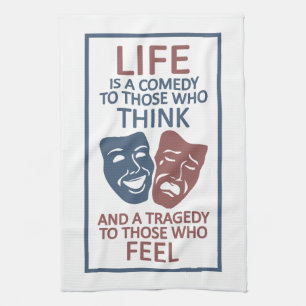 LIFE quote kitchen towel