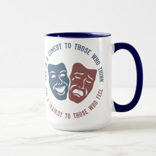 LIFE quote mug - choose style & colour