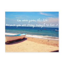 Life Quote Postcard