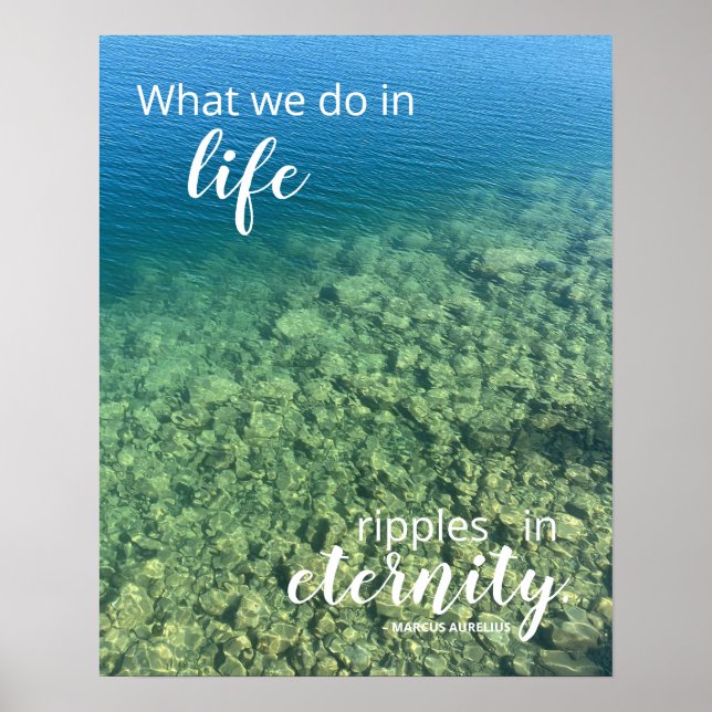 Life Quote Print, Value Poster Paper (Matte) (Front)