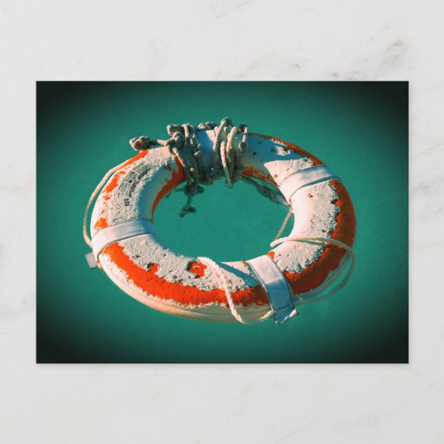 Life Ring Art Photograph Postcard (Front)