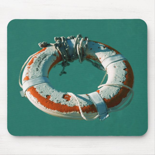 Life Ring Mouse Pad (Front)