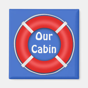 Life Ring Stateroom Door Marker Magnet