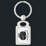 Life rocks when your home rolls caravan camping key ring<br><div class="desc">Life rocks when your home rolls! There's a magic vibe inside a caravan,  on the road,  camping in nature,  or parked in a trailer park and here are the keys to the kingdom of the happy camper.  Black graphic caravan and text on a white background.</div>