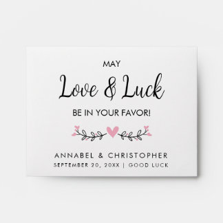 Life’s a Gamble, Love is the Prize Wedding Lottery Envelope