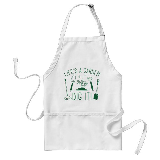 Life’s A Garden Standard Apron (Front)