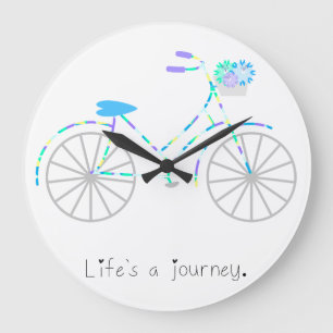 Life’s a Journey. Large Clock