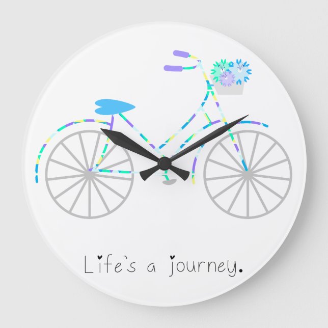 Life’s a Journey. Large Clock (Front)